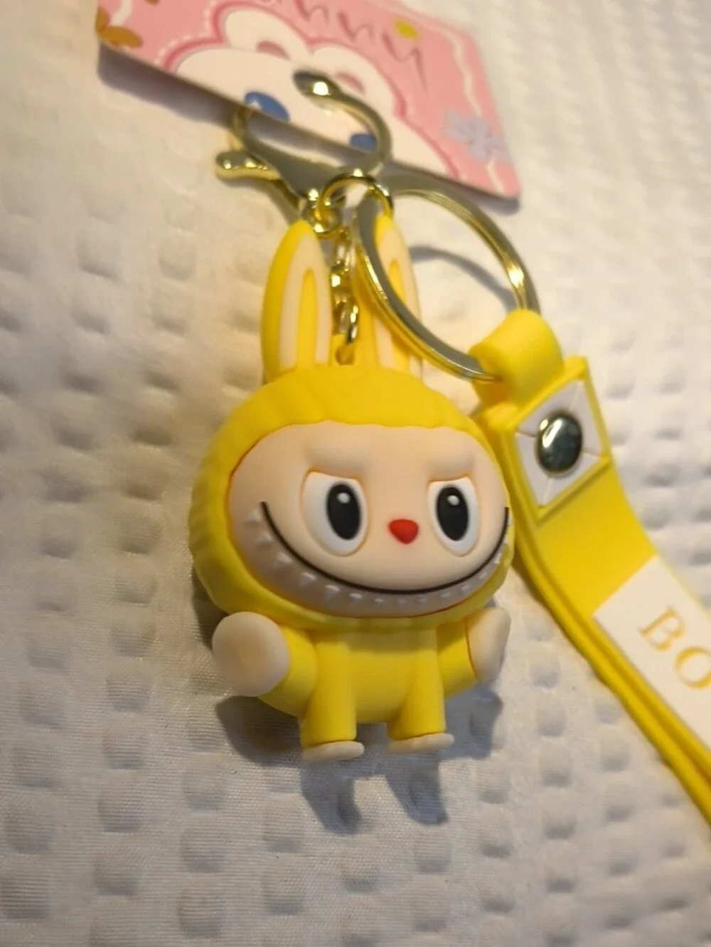 BOOM! Yellow Monster Keychain